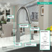 hansgrohe Focus Higharc Kitchen Faucet, 2-Spray Pull-Down, 1.5 GPM, stainless steel optic - view 4