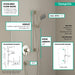 hansgrohe Vernis Blend Wallbar Set 100 Vario-Jet 24", 1.5 GPM, matte black - view 2