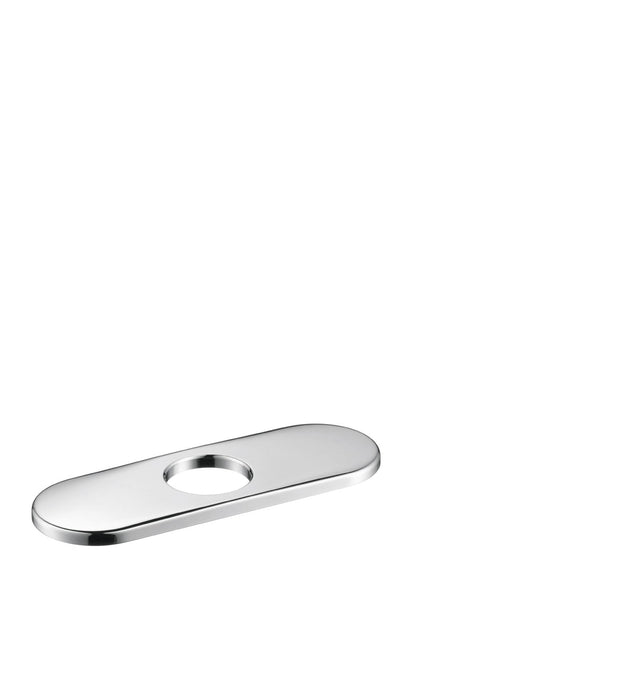 hansgrohe E&S Accessories Base Plate for Contemporary Single-Hole Faucets, 6", chrome