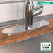 hansgrohe Base Plate for Single-Hole Kitchen Faucets, 10", chrome - view 3