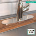 hansgrohe Base Plate for Single-Hole Kitchen Faucets, 10", polished nickel - view 3