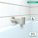 hansgrohe Metris S Tub Spout with Diverter, brushed nickel - view 3
