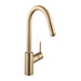 hansgrohe Talis S?? HighArc Kitchen Faucet, 1-Spray Pull-Down, 1.75 GPM, brushed gold optic