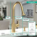 hansgrohe Talis S?? HighArc Kitchen Faucet, 2-Spray Pull-Down, 1.75 GPM, brushed gold optic - view 4