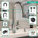 hansgrohe Talis S?? HighArc Kitchen Faucet, 2-Spray Pull-Down, 1.75 GPM, chrome - view 3