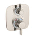 hansgrohe Ecostat E Thermostatic Trim with Volume Control and Diverter, brushed nickel