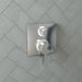 hansgrohe Ecostat Square Thermostatic Trim with Volume Control, chrome - view 2