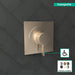 hansgrohe Ecostat Square Pressure Balance Trim, brushed bronze - view 3
