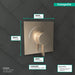hansgrohe Ecostat Square Pressure Balance Trim, brushed bronze - view 4