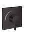 hansgrohe Ecostat Square Pressure Balance Trim, matte black