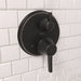 hansgrohe Ecostat Classic Thermostatic Trim with Volume Control, Round, rubbed bronze - view 2