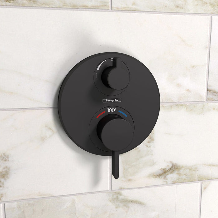 hansgrohe Ecostat S Thermostatic Trim with Volume Control