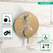 hansgrohe Ecostat S Thermostatic Trim with Volume Control and Diverter, brushed bronze - view 3