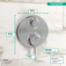 hansgrohe Ecostat S Thermostatic Trim with Volume Control and Diverter, chrome - view 4