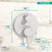 hansgrohe Ecostat S Thermostatic Trim with Volume Control and Diverter, matte white - view 4
