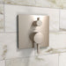 hansgrohe Ecostat Pressure Balance Trim Square with Diverter, brushed nickel - view 2