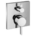hansgrohe Ecostat Pressure Balance Trim Square with Diverter, chrome