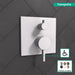 hansgrohe Ecostat Pressure Balance Trim Square with Diverter, matte white - view 3