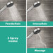 hansgrohe Pulsify S Handshower 105 3-Jet, 1.75 GPM, brushed nickel - view 4