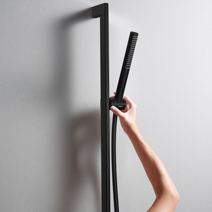 hansgrohe Pulsify S Baton Handshower 100 1-Jet, 2.5 GPM, matte black - view 4