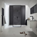 hansgrohe Pulsify S Showerhead 105 1-Jet, 2.5 GPM, matte black - view 4