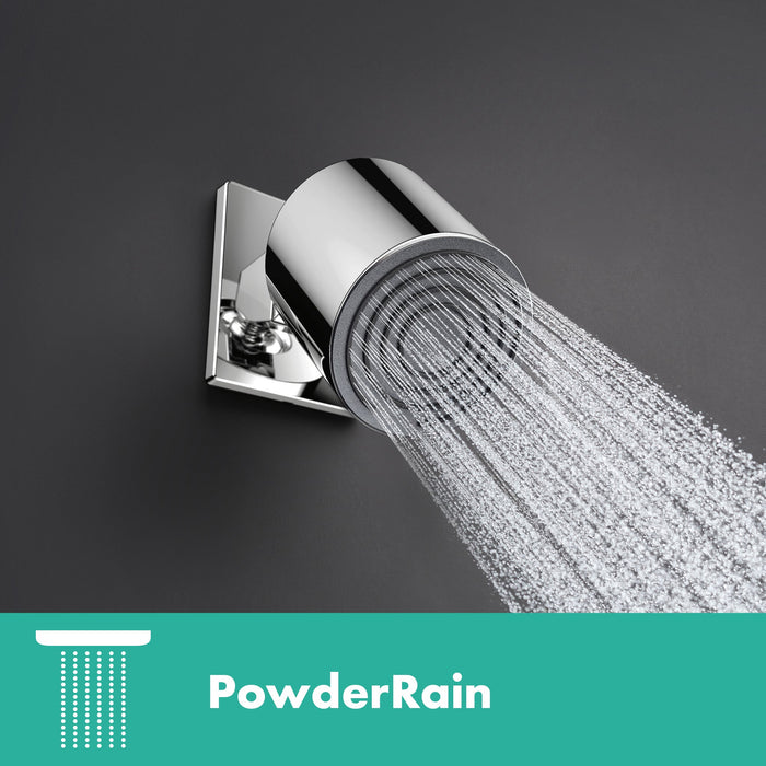 hansgrohe Pulsify S Showerhead 105 1-Jet, 1.75 GPM, brushed nickel - view 3