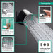 hansgrohe Pulsify S Showerhead 105 1-Jet, 1.75 GPM, matte black - view 2