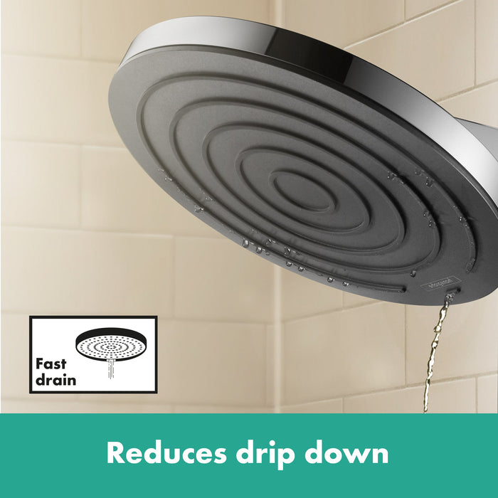 hansgrohe Pulsify S Showerhead 260 1-Jet, 1.75 GPM, matte black - view 4