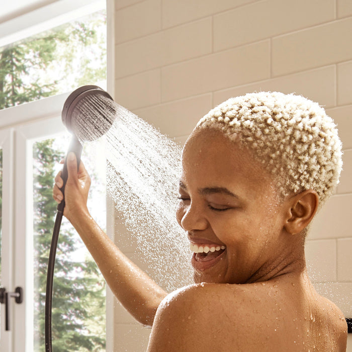 hansgrohe Pulsify S Wallbar Set 105 3-Jet 24", 2.5 GPM, matte black - view 3