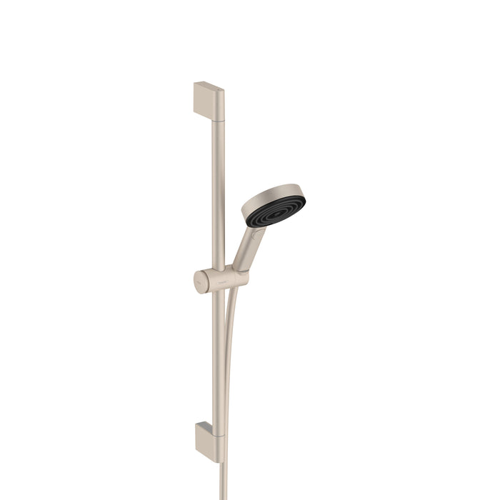 hansgrohe Pulsify S Wallbar Set 105 3-Jet 24", 1.75 GPM, brushed nickel