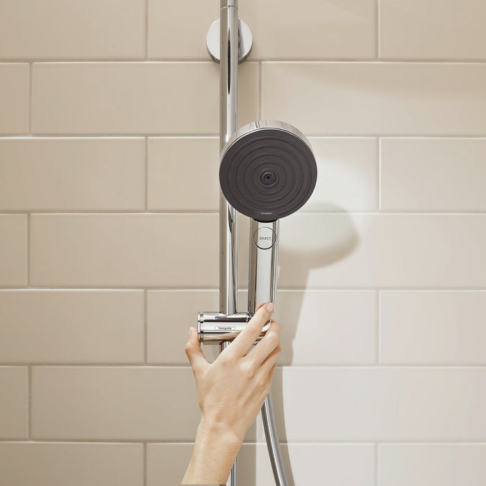 hansgrohe Pulsify S Wallbar Set 105 3-Jet 24", 1.75 GPM, brushed nickel - view 3