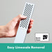 hansgrohe Pulsify E Baton Handshower 100 1-Jet, 1.75 GPM, chrome - view 5