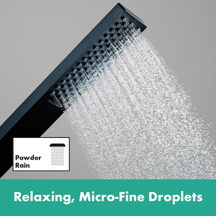 hansgrohe Pulsify E Baton Handshower 100 1-Jet, 1.75 GPM, matte black - view 4