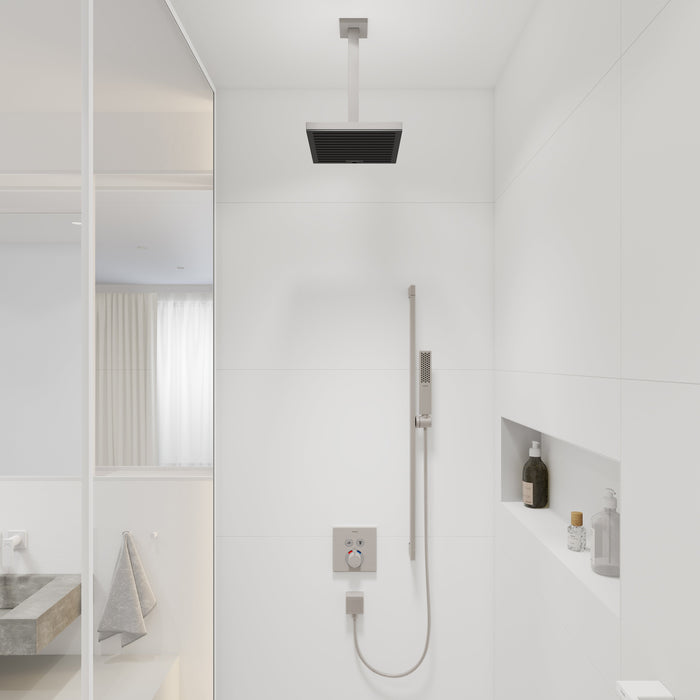 hansgrohe Pulsify E Extension Pipe for Ceiling Mount E, 12"