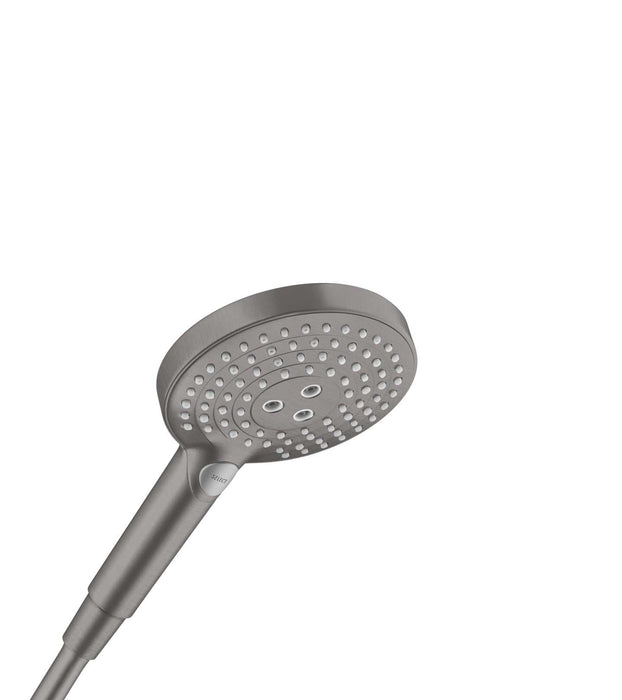 hansgrohe Raindance Select S Handshower 120 3-Jet PowderRain, 1.75 GPM, brushed black chrome