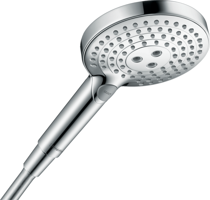 hansgrohe Raindance Select S Handshower 120 3-Jet PowderRain, 1.75 GPM, chrome
