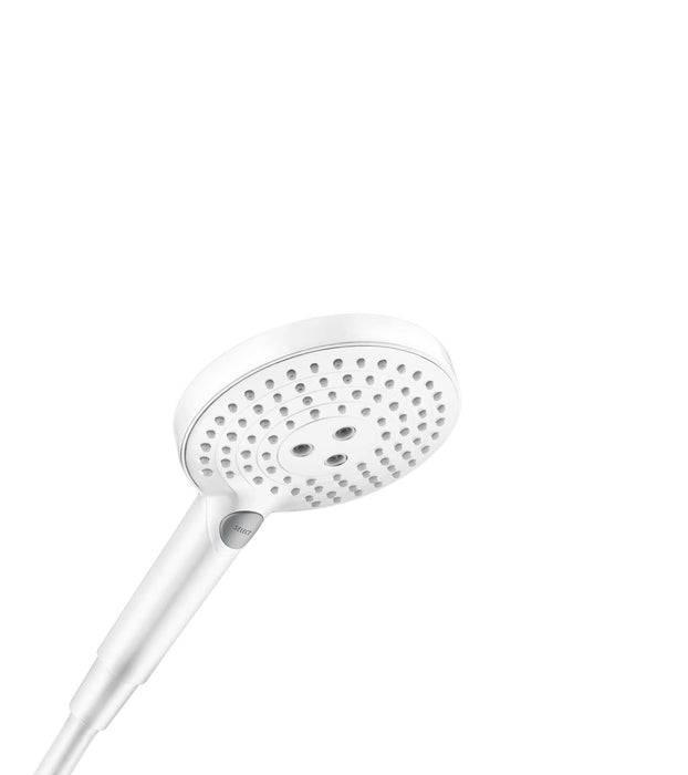 hansgrohe Raindance Select S Handshower 120 3-Jet PowderRain, 2.5 GPM, matte white