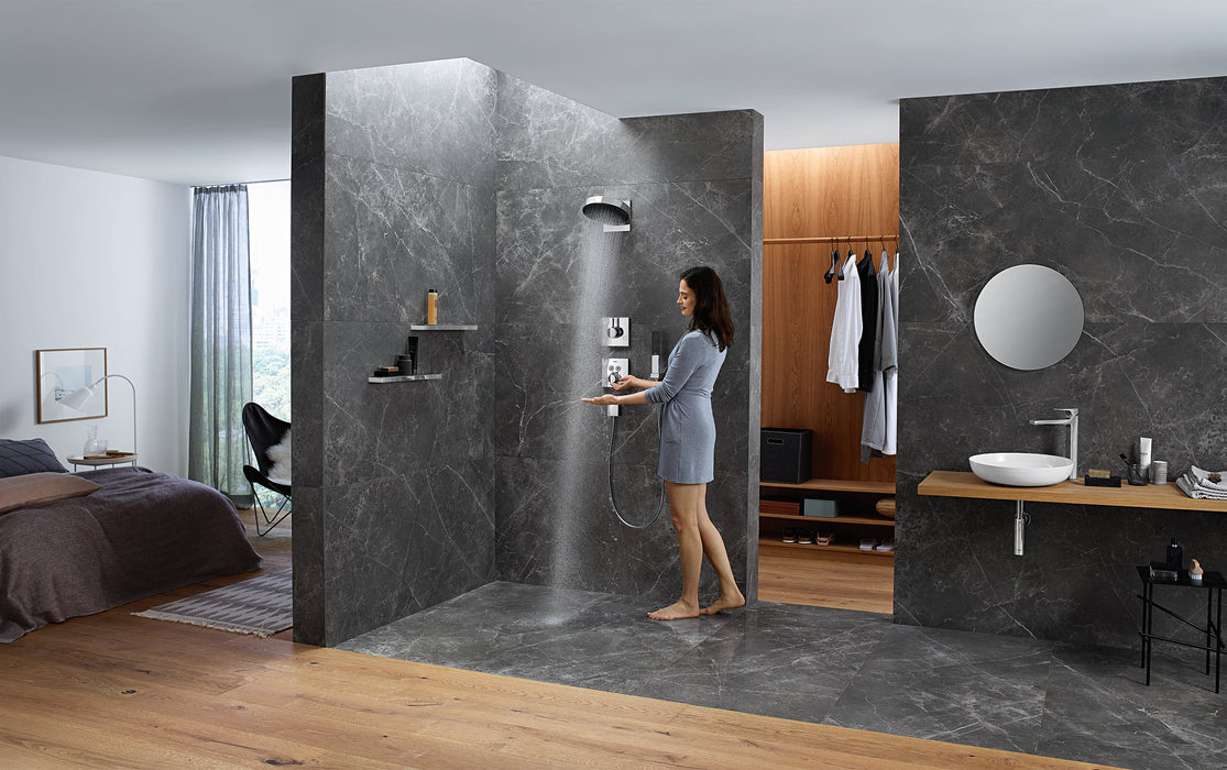 hansgrohe Rainfinity Showerhead 250 1-Jet, 2.5 GPM, matte black - view 3