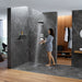 hansgrohe Rainfinity Showerhead 250 1-Jet, 2.5 GPM, matte black - view 3