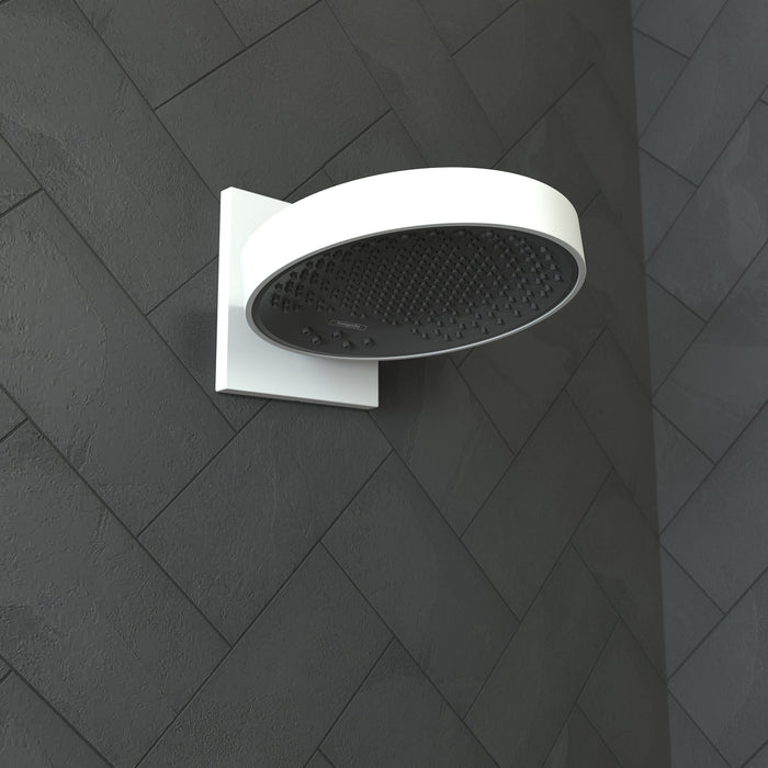 hansgrohe Rainfinity Showerhead 250 3-Jet with Wall Connector Trim, 1.75 GPM, matte white - view 2