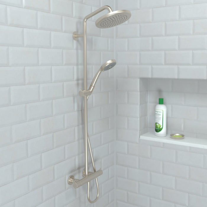hansgrohe Croma Showerhead 220 1-Jet, 2.5 GPM, brushed nickel - view 2