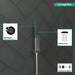 hansgrohe Rainfinity Baton Handshower 100 1-Jet, 2.5 GPM, brushed nickel - view 3