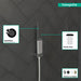 hansgrohe Rainfinity Baton Handshower 100 1-Jet, 2.5 GPM, chrome - view 3