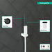 hansgrohe Rainfinity Baton Handshower 100 1-Jet, 2.5 GPM, matte white - view 3