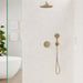 hansgrohe FixFit S Wall Outlet with Handshower Holder, brushed bronze - view 3