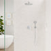 hansgrohe FixFit S Wall Outlet with Handshower Holder, chrome - view 3
