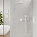 hansgrohe FixFit S Wall Outlet with Handshower Holder, matte white - view 3