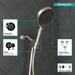 hansgrohe Rainfinity Handshower Set 130 3-Jet, 2.5 GPM, brushed nickel - view 3
