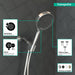 hansgrohe Rainfinity Handshower Set 130 3-Jet, 2.5 GPM, chrome - view 3
