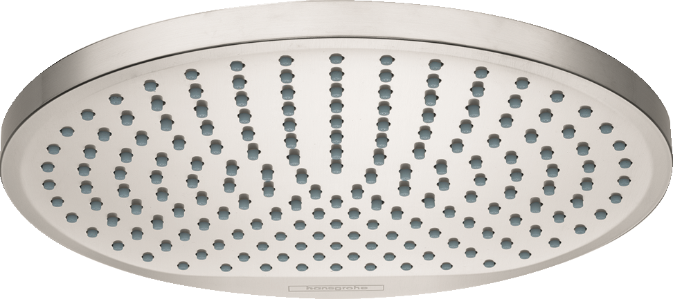 hansgrohe Crometta S Showerhead 240 1-Jet, 1.75 GPM, brushed nickel